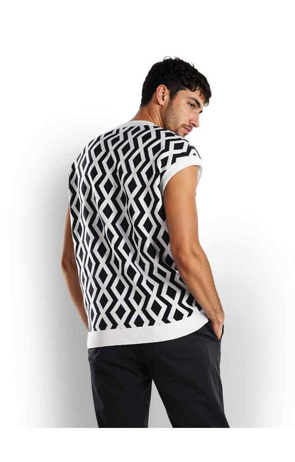 Celio Men Multi Printed Regular Fit Cotton Sweaters