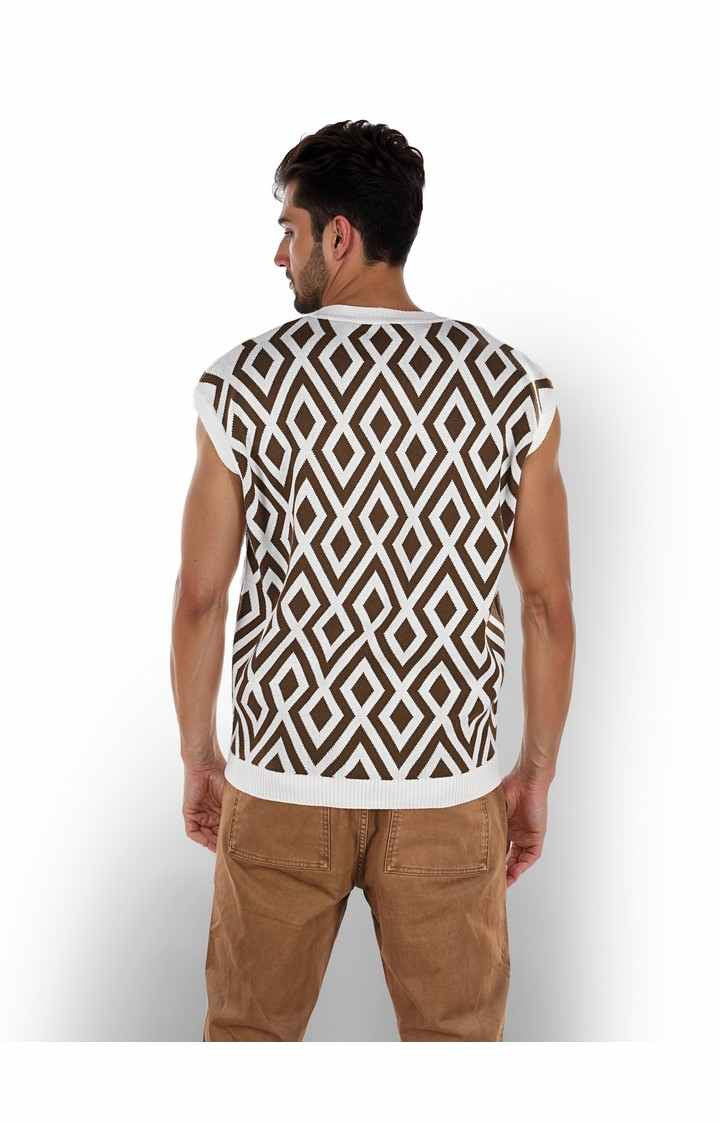 Celio Men Multi Printed Regular Fit Cotton Sweaters