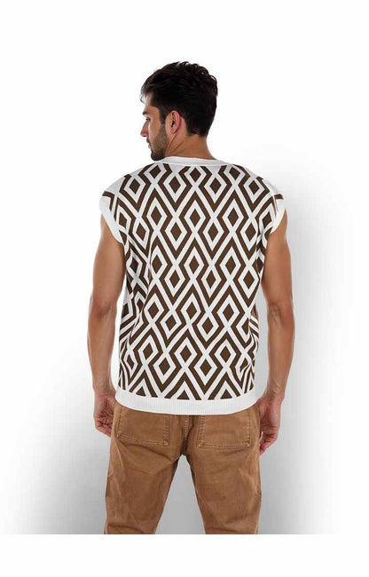 Celio Men Multi Printed Regular Fit Cotton Sweaters