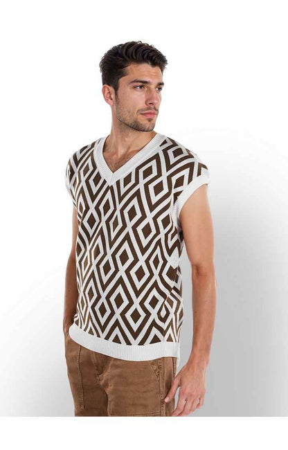 Celio Men Multi Printed Regular Fit Cotton Sweaters