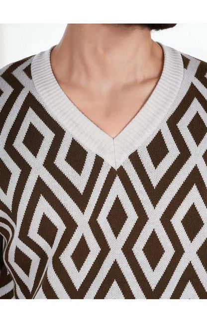 Celio Men Multi Printed Regular Fit Cotton Sweaters