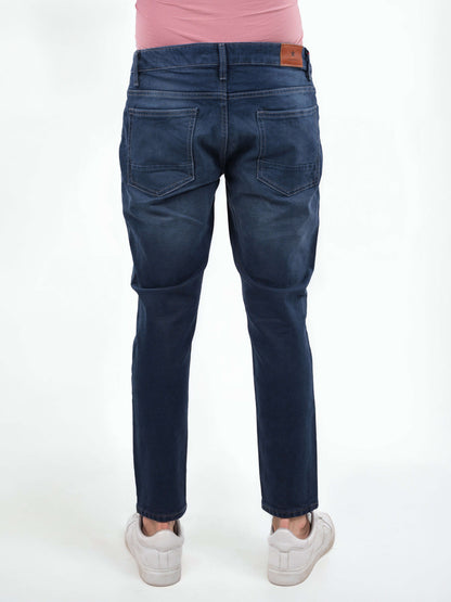 Celio Men Blue Solid Skinny Fit Cotton Jeans