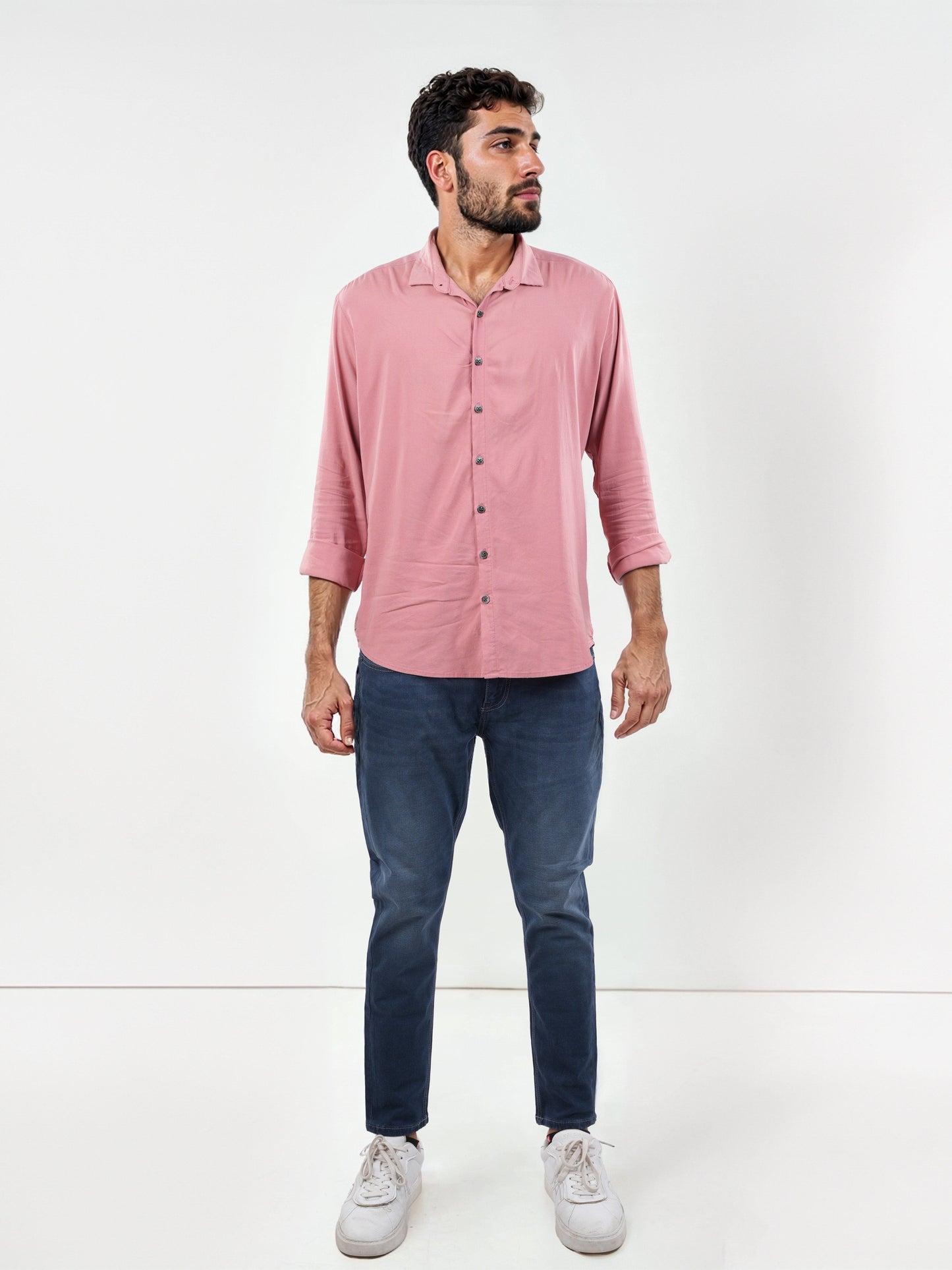 Celio Men Blue Solid Skinny Fit Cotton Jeans