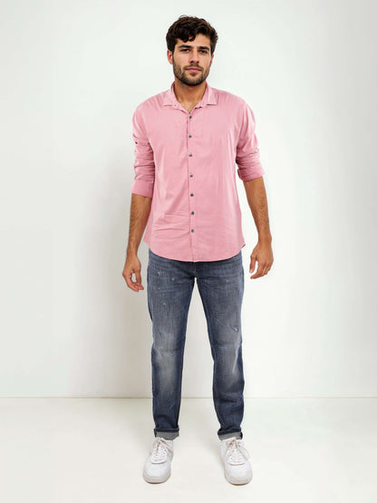 Celio Men Blue Solid Skinny Fit Cotton Jeans