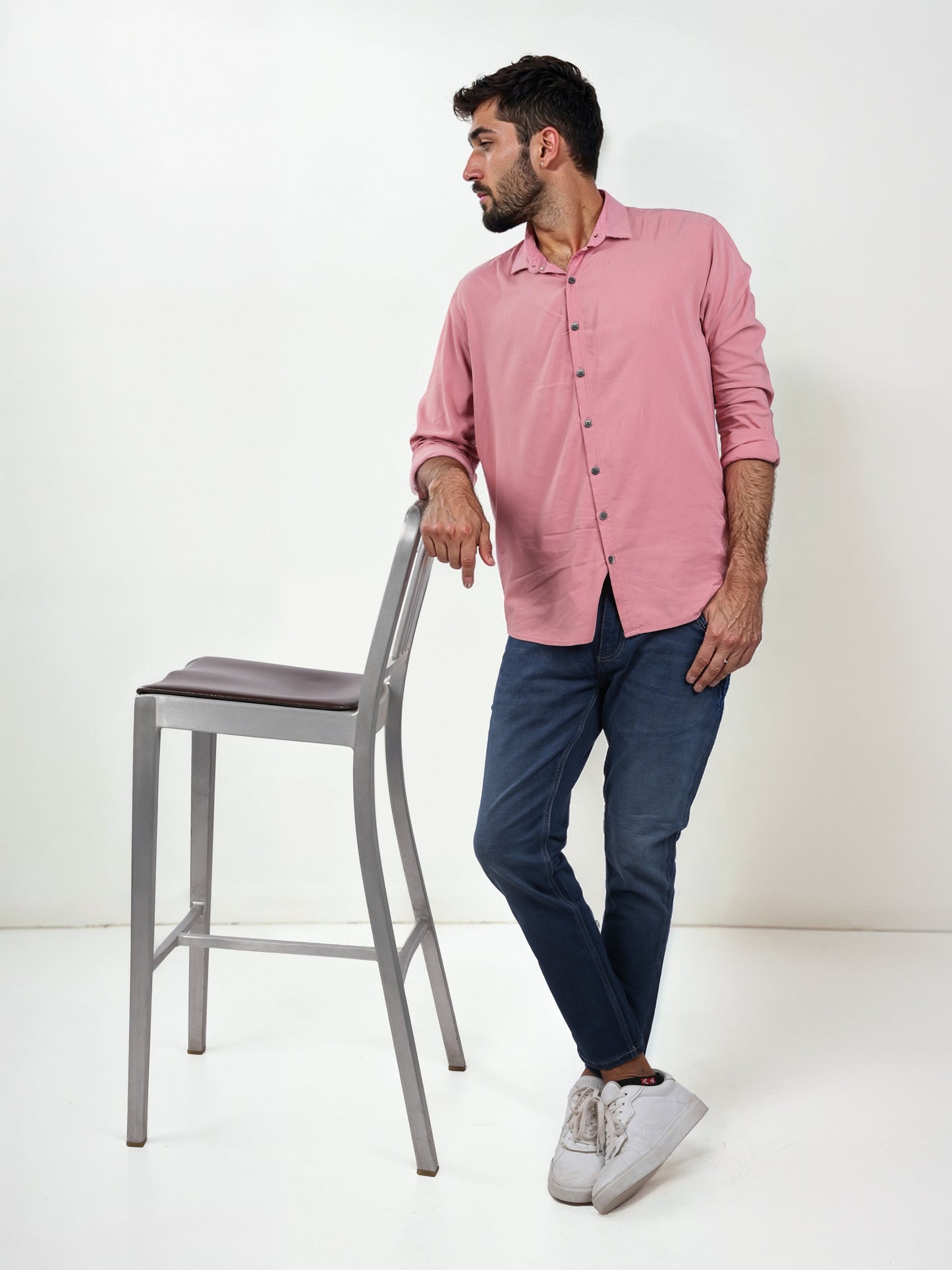 Celio Men Blue Solid Skinny Fit Cotton Jeans