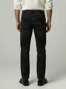 Celio Men Black Solid Straight Fit Cotton Jeans