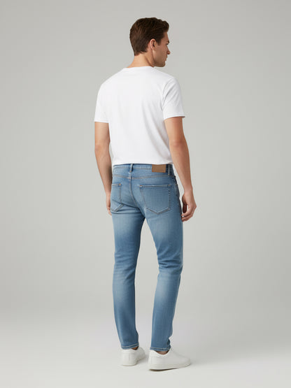 Celio* Men  Blue Solid straight-fit Cotton Jeans