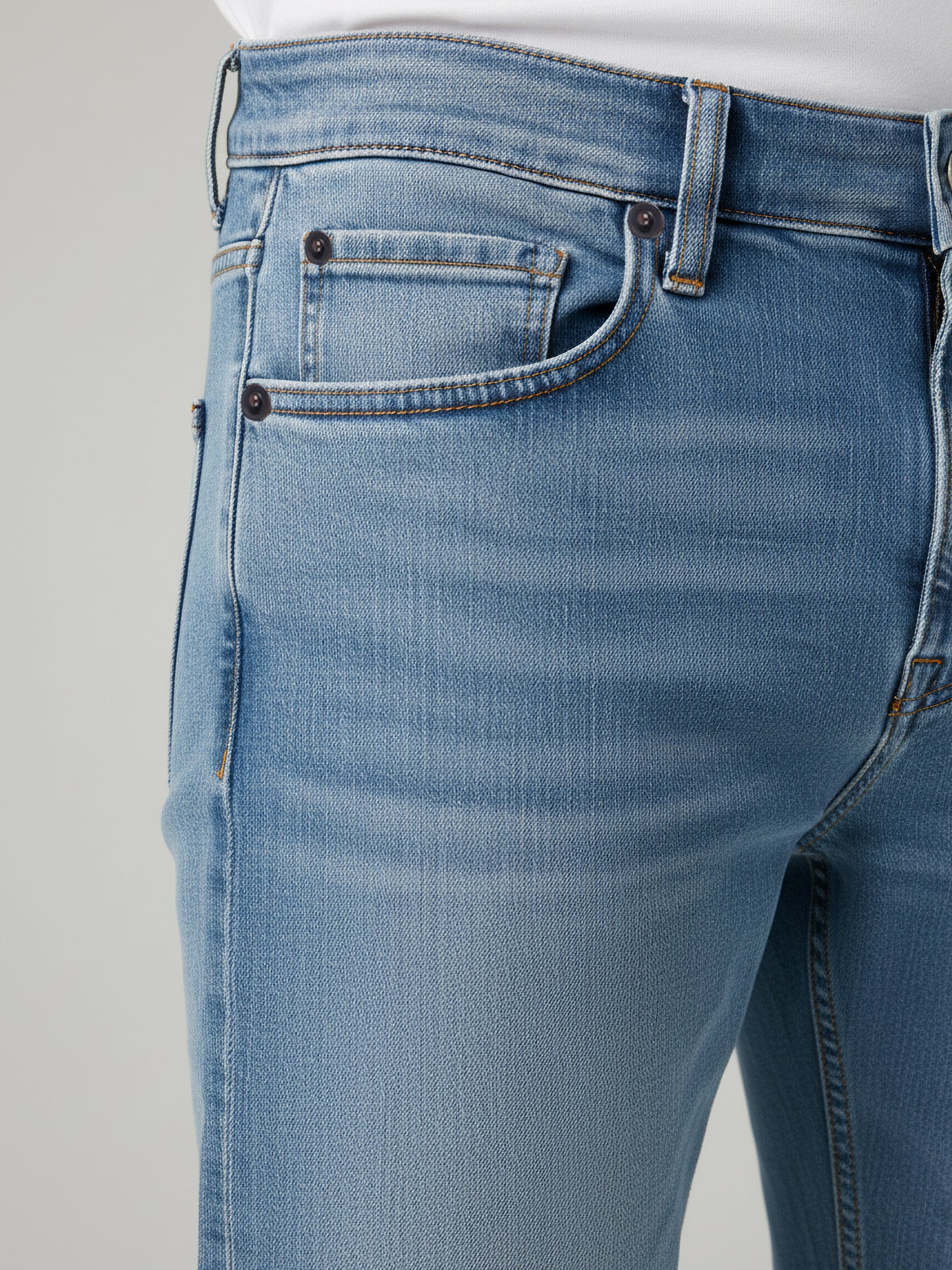 Celio* Men  Blue Solid straight-fit Cotton Jeans