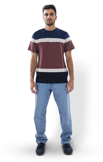 Celio Men Blue Solid Loose Fit Cotton Jeans