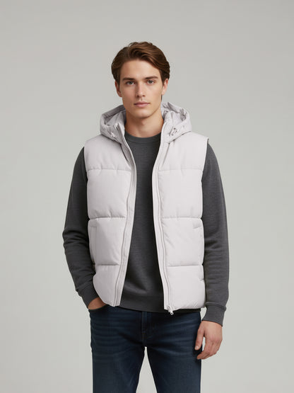 Celio* Men Grey Solid Regular Fit Polyester Jackets