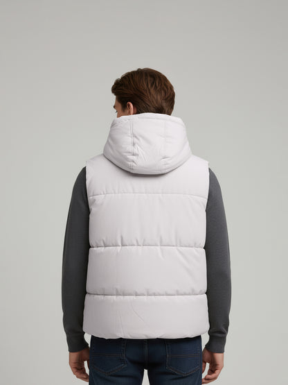 Celio* Men Grey Solid Regular Fit Polyester Jackets