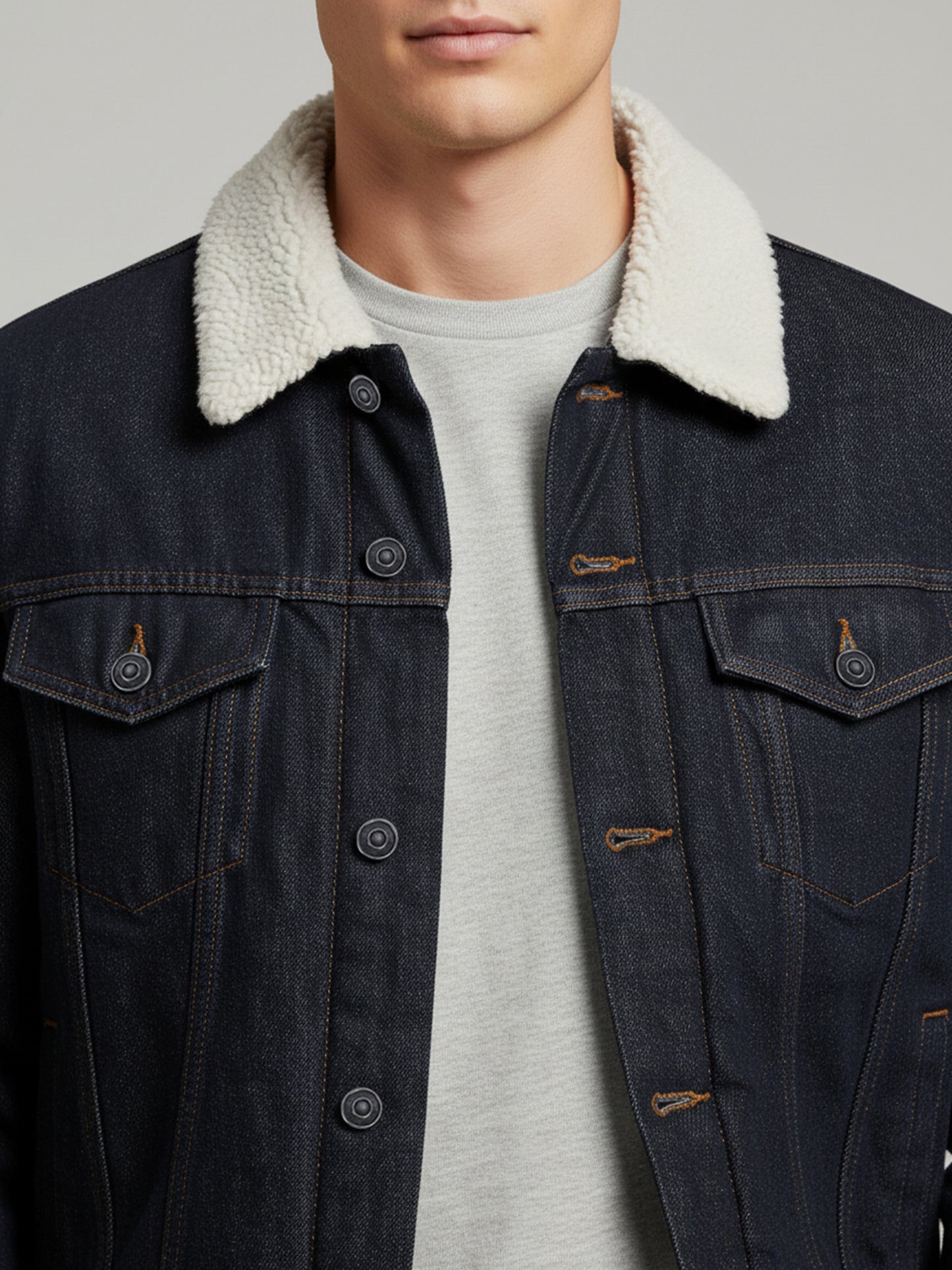 Celio Men Blue Solid Regular Fit Polyester Jackets