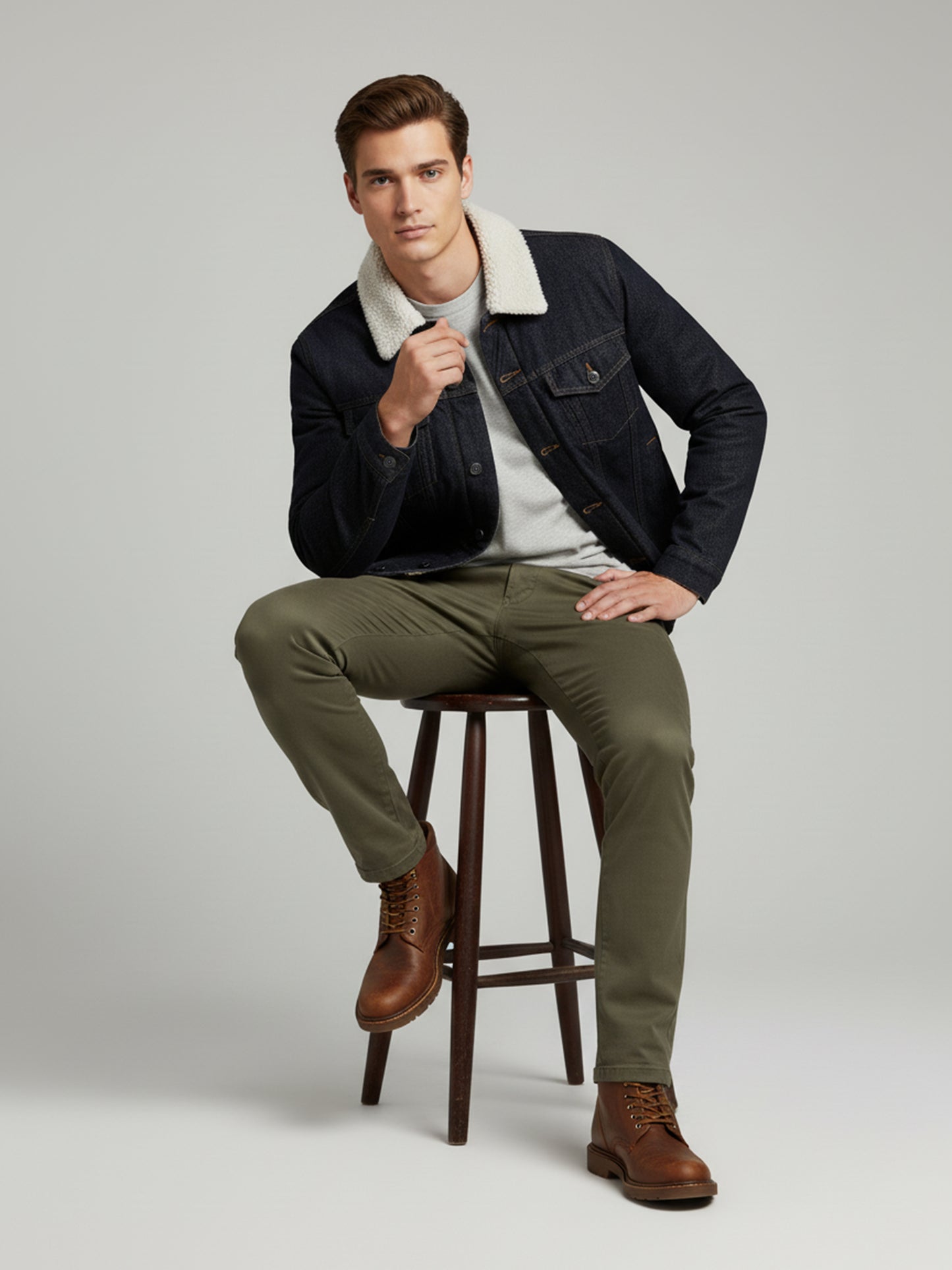 Celio Men Blue Solid Regular Fit Polyester Jackets