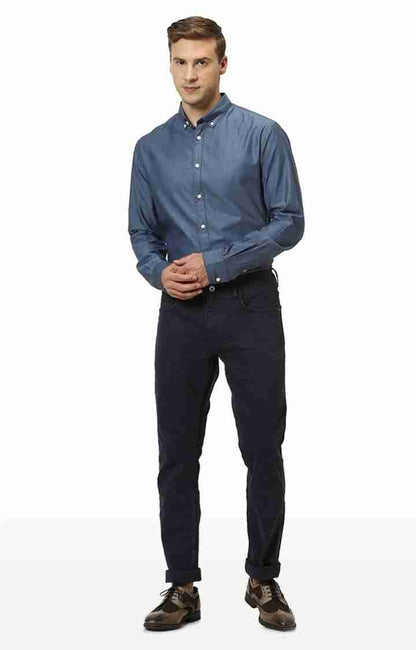 Navy Blue Slim Fit Jeans