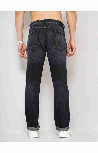 Black Straight Slim Fit Soft Touch Jeans