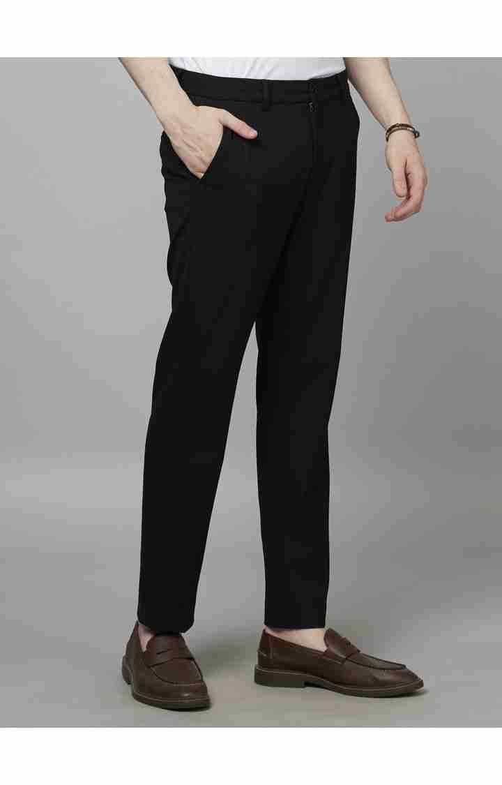 Black Slim Fit Trousers