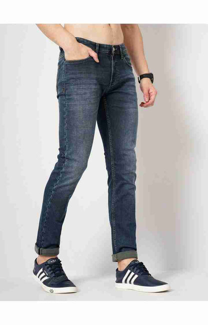 Navy Blue Slim Fit Jeans