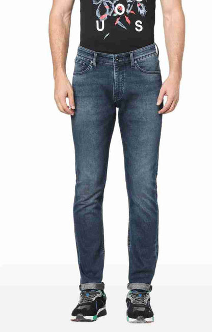 Navy Blue Slim Fit Jeans