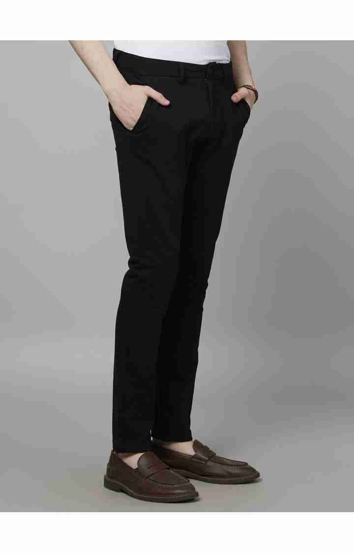 Black Slim Fit Trousers