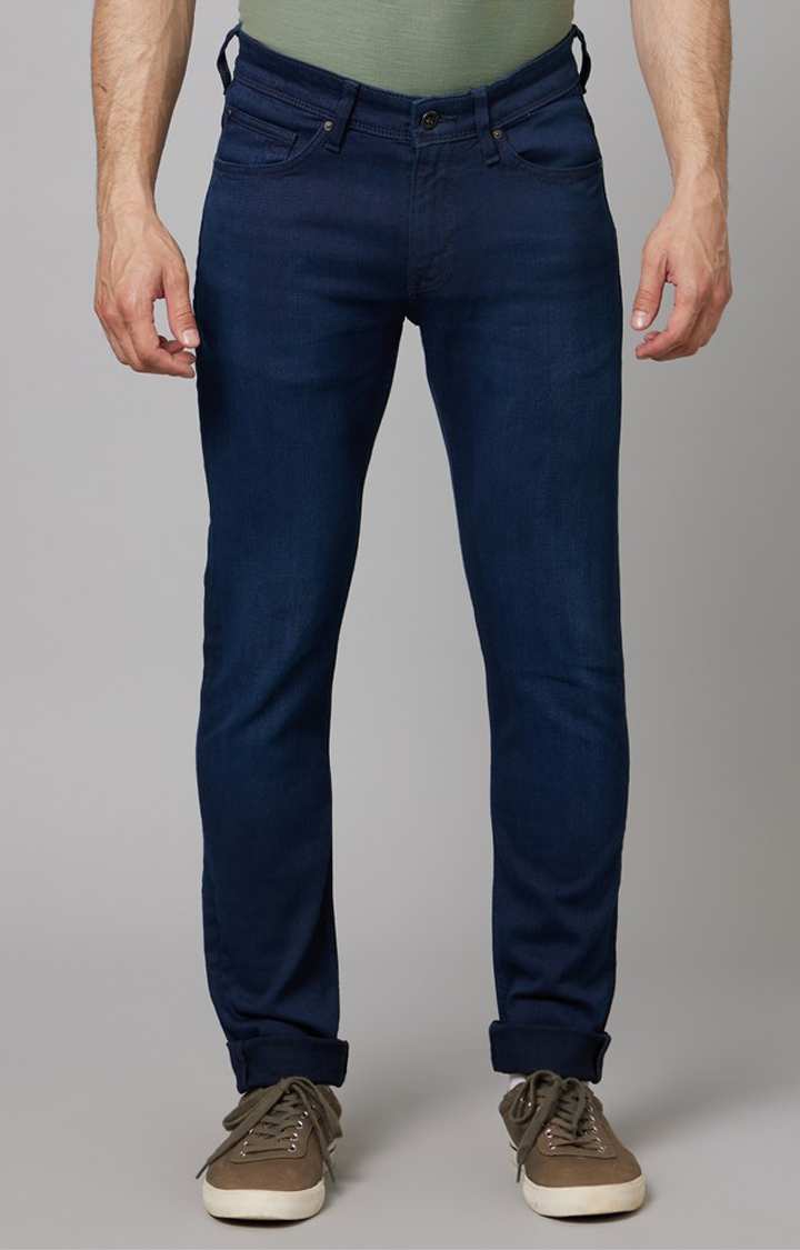 Navy Blue Slim Fit Jeans