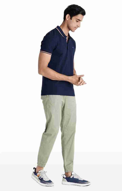 Olive Regular Fit Trousers