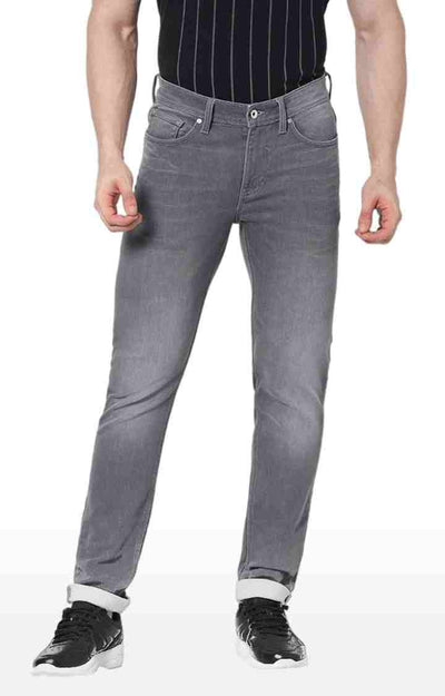 Celio* Cotton Slim Fit Grey Jean