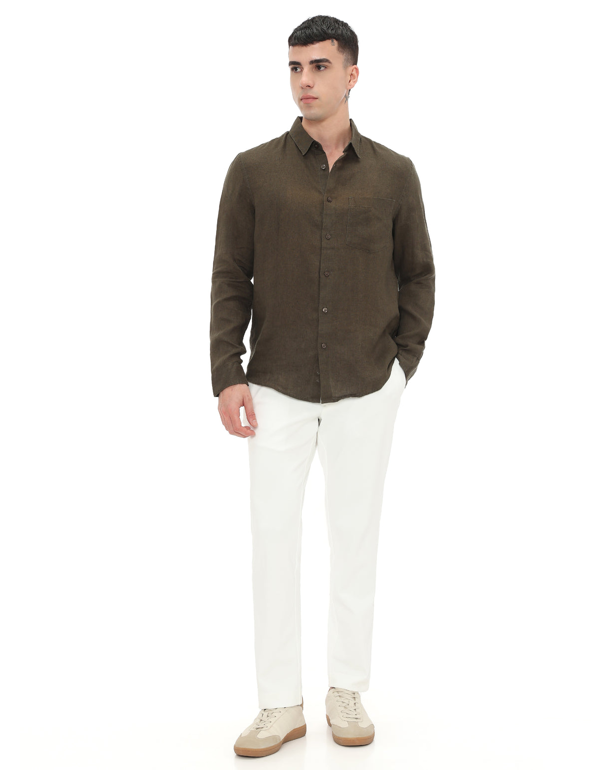 Regular Fit Shirt - Dark Green