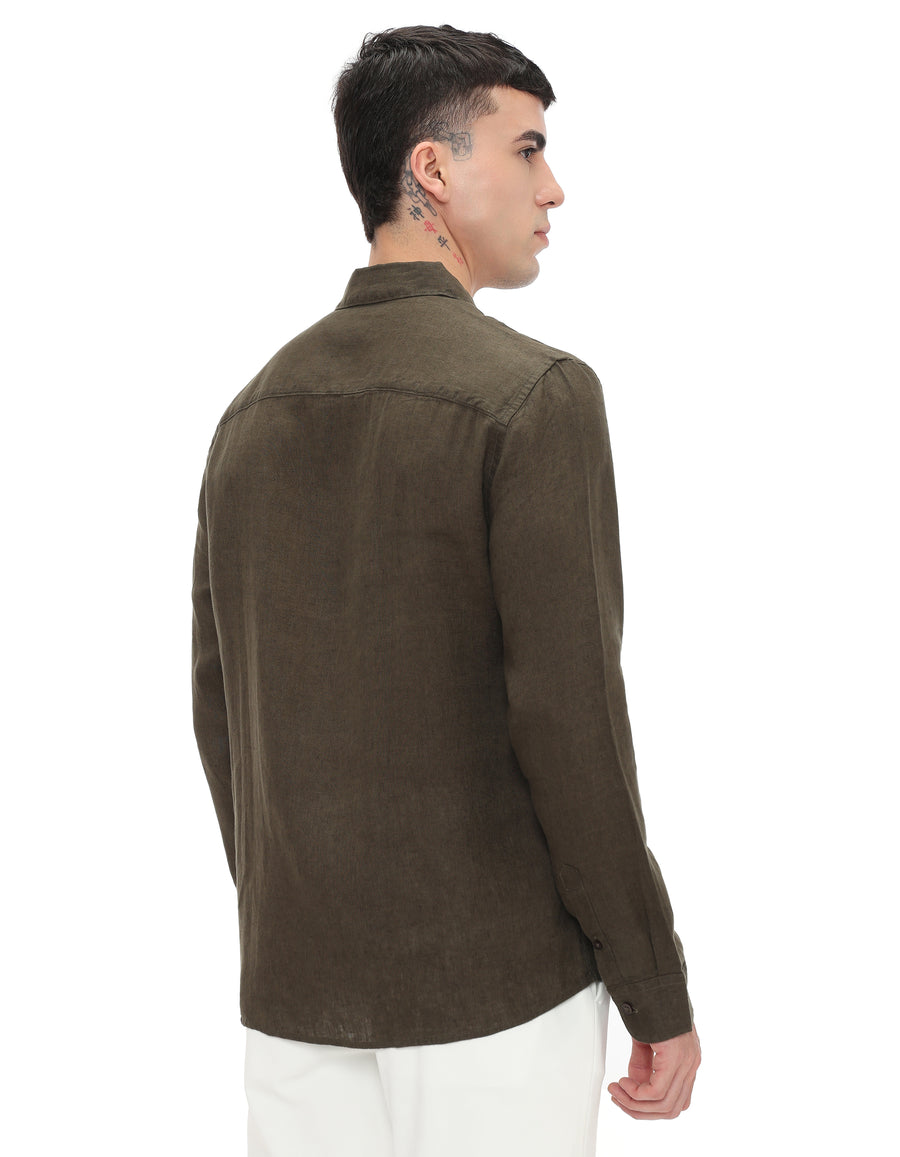 Regular Fit Shirt - Dark Green