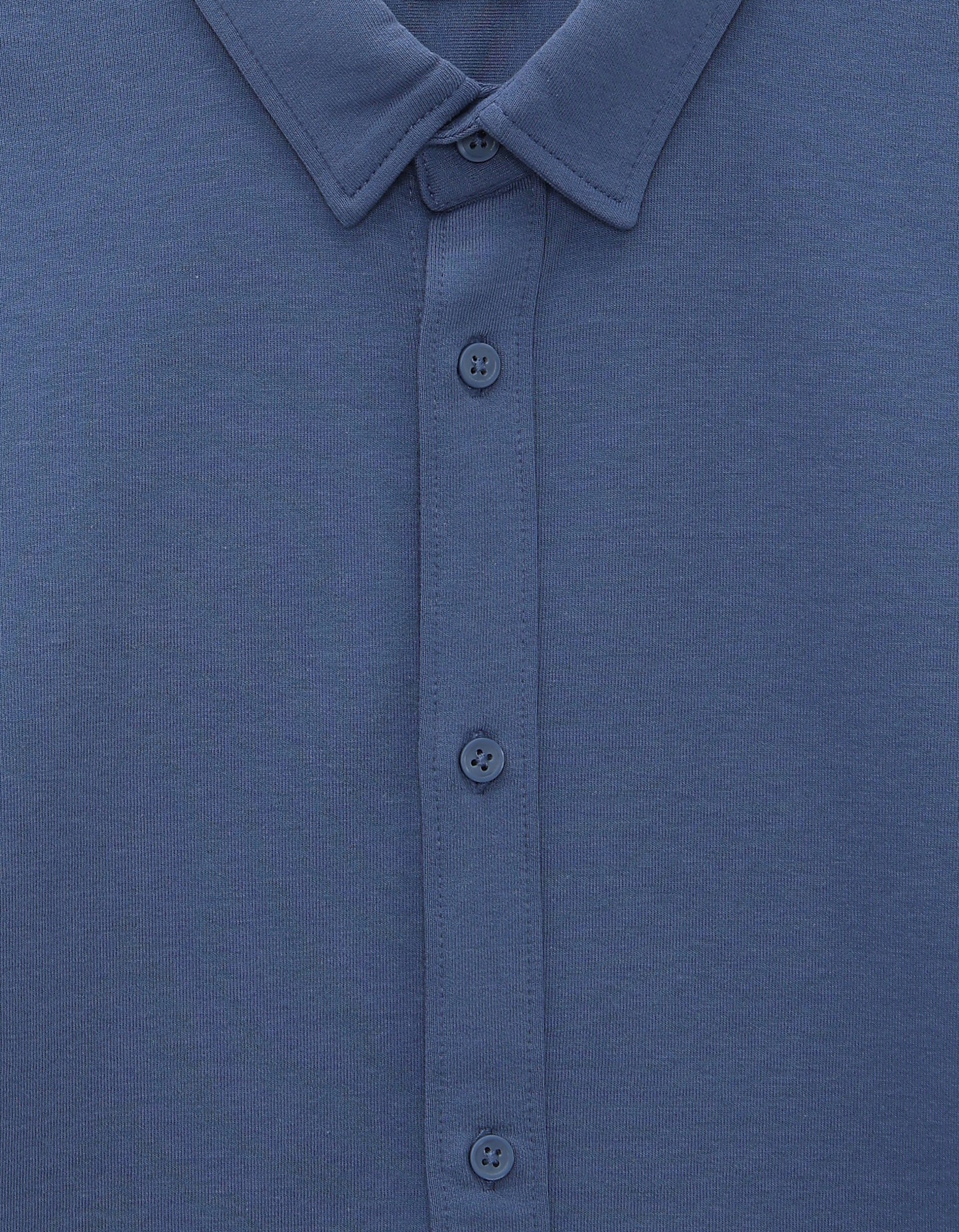 Celio* Men Blue Solid Regular Fit Cotton-Blend Shirts