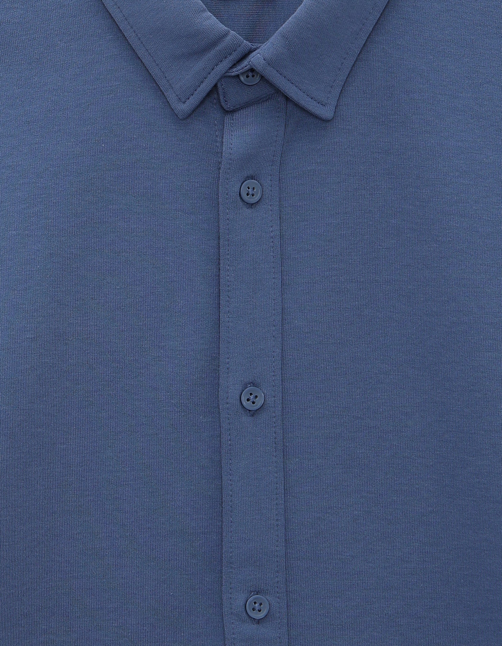 Celio* Men Blue Solid Regular Fit Cotton-Blend Shirts