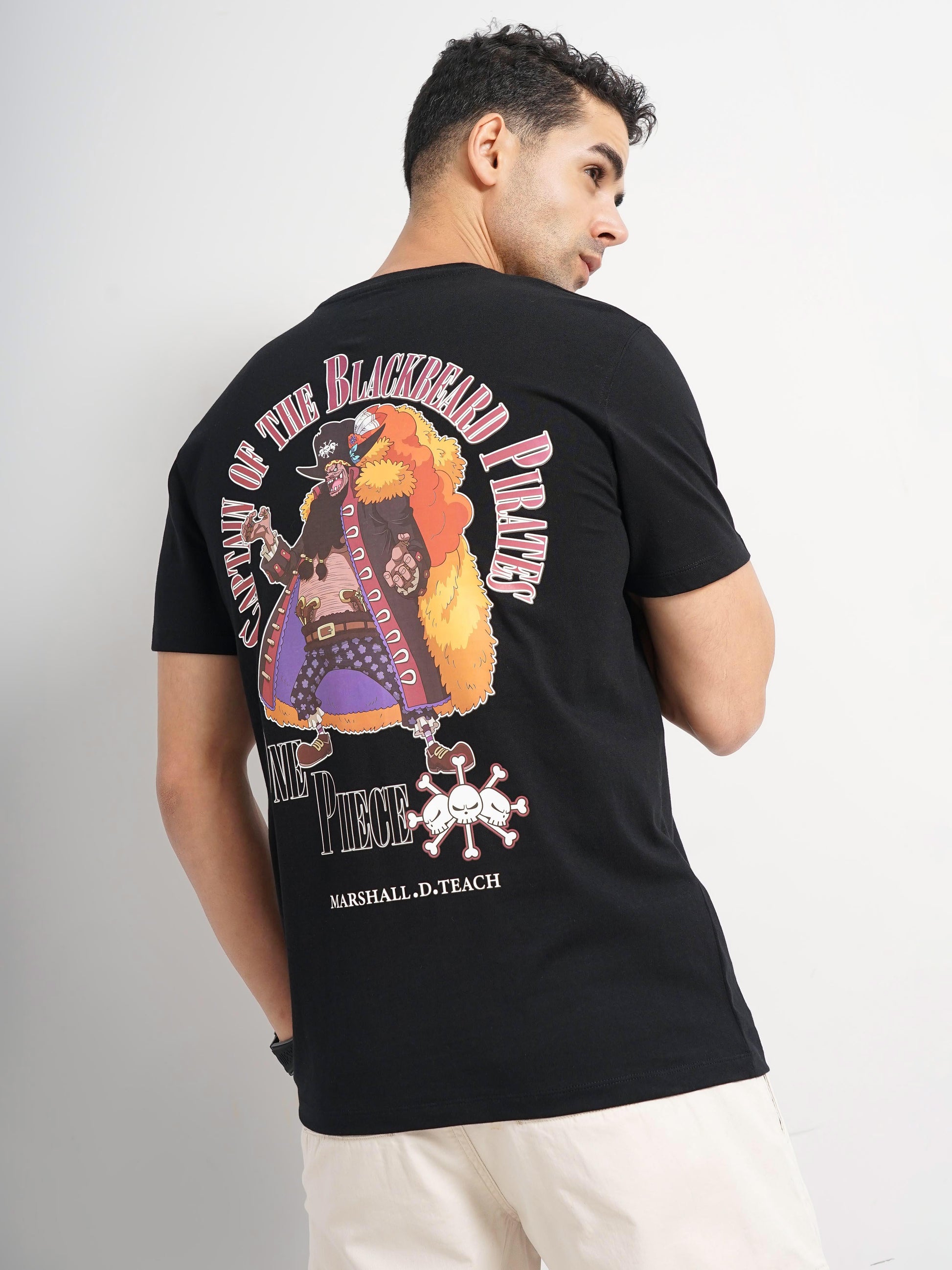One Piece Black T-Shirt
