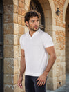 Celio* Solid Slim Fit Cotton White T-Shirt