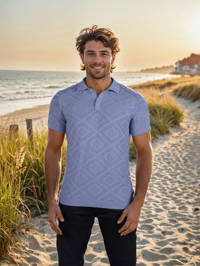 Celio* Solid Regular Fit Cotton Blue T-Shirt