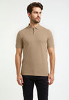 Celio* Men Brown Solid Regular Fit Cotton T-shirt