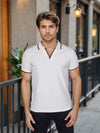 Celio* Solid Regular Fit Cotton Off White T-Shirt