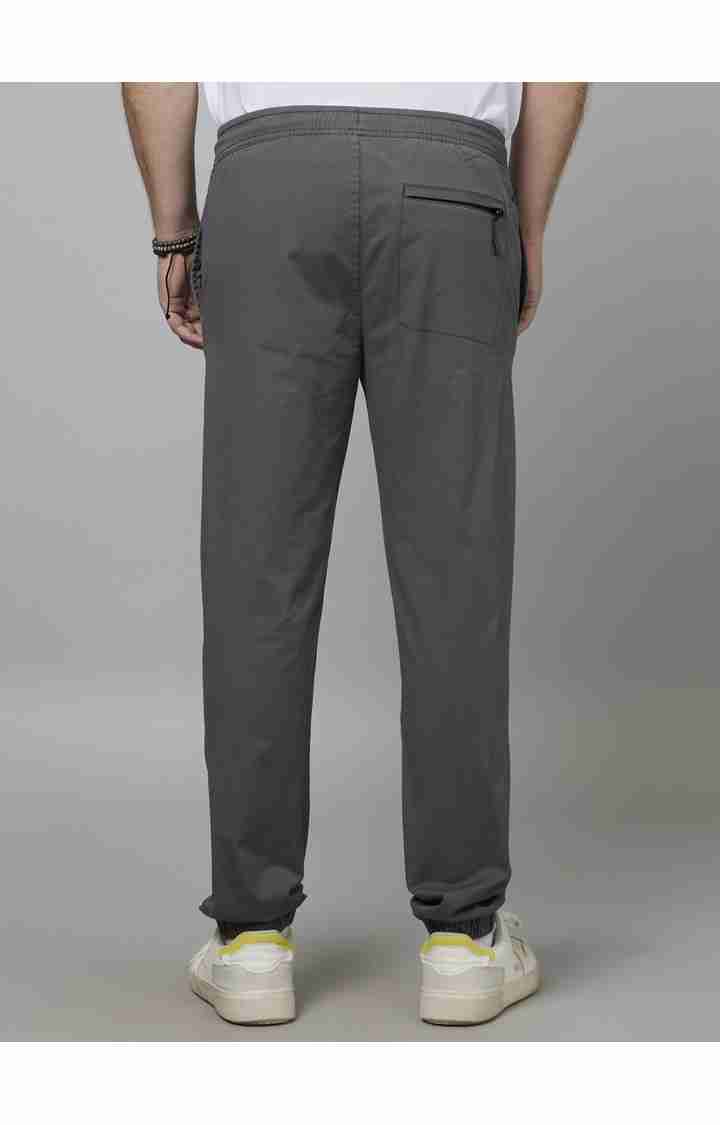 Grey Slim Fit Trousers