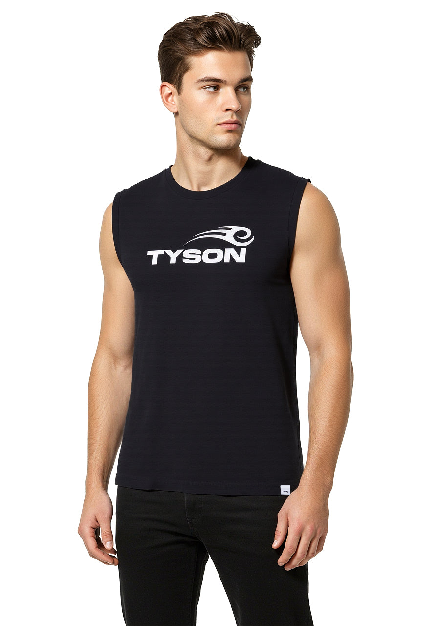Celio Tyson Men Black Printed Regular Fit Cotton T-shirt