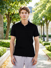 Celio* Chamonix Regular Fit Cotton Black T-Shirt