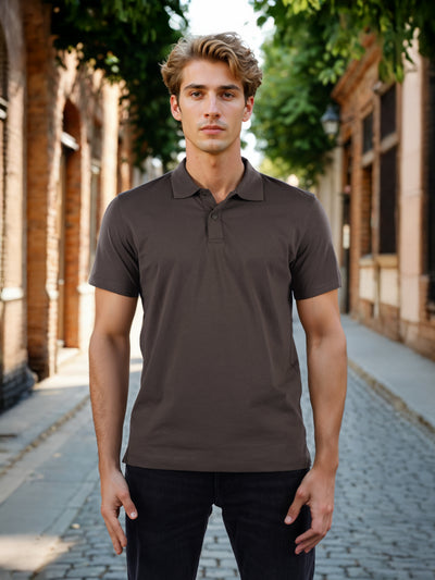 Celio* Chamonix Regular Fit Cotton Olive T-Shirt