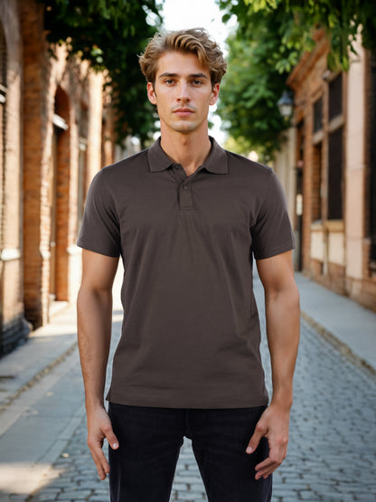 Celio* Chamonix Regular Fit Cotton Olive T-Shirt