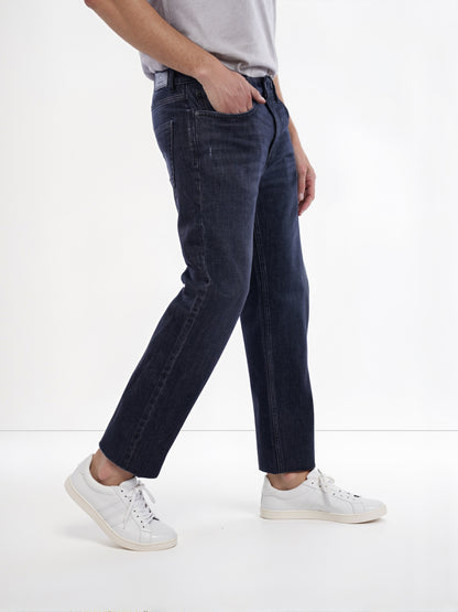 Celio* Cotton Straight Fit Black Jean