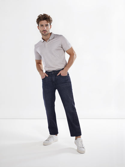 Celio* Cotton Straight Fit Black Jean