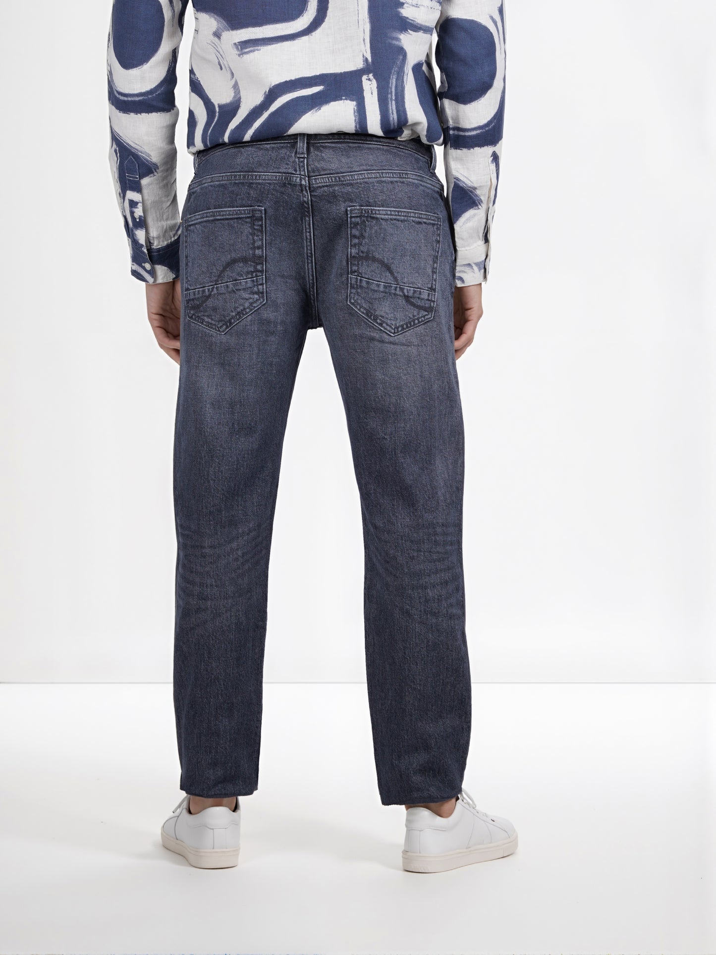 Celio* Cotton Straight Fit Grey Jean