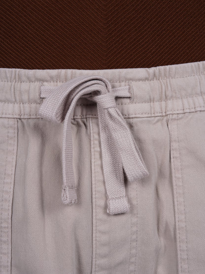 Celio* Cotton Straight Fit Beige Cargo