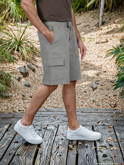 Celio* Cotton Straight Fit Olive Cargo