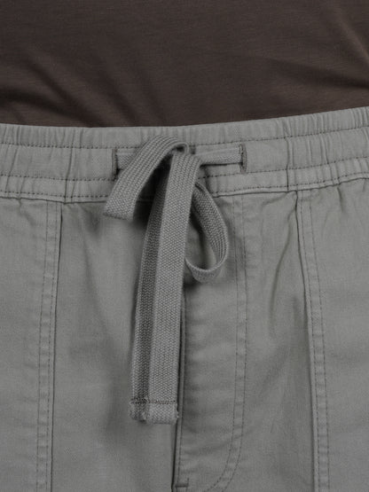 Celio* Cotton Straight Fit Olive Cargo