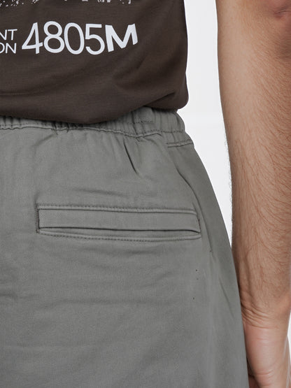 Celio* Cotton Straight Fit Olive Cargo