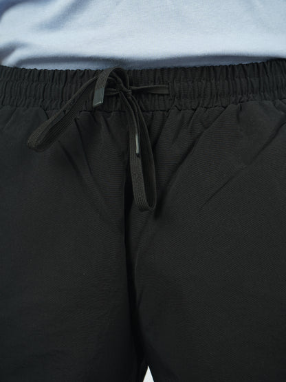 Celio* Men Olive Solid Loose Fit Nylon Jeans