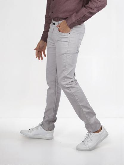 Celio* Poly-Cotton Slim Fit Grey Jean
