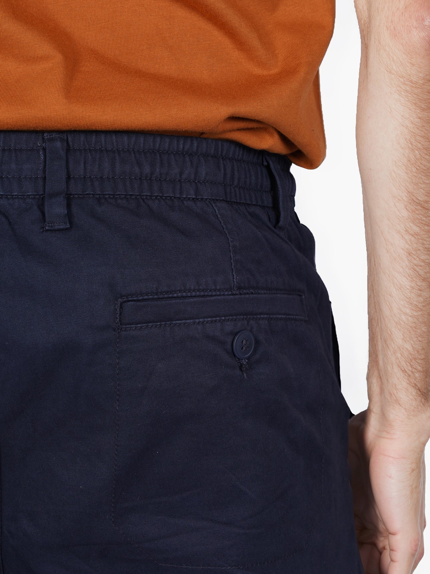 Celio* Cotton Regular Fit Navy Blue Bermuda